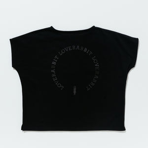 みち MiCHiKO with BEAMSフレンチスリーブTシャツ（BLACK） – CHISAKO